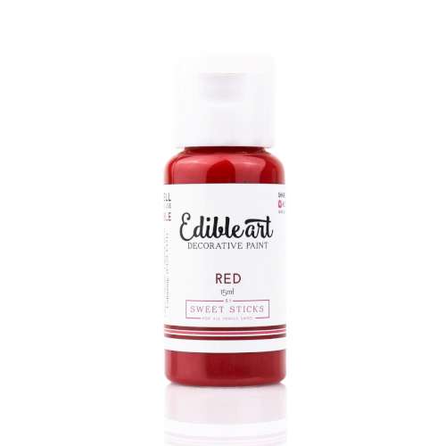 Sweetsticks Edible Art Paint - Red - Click Image to Close